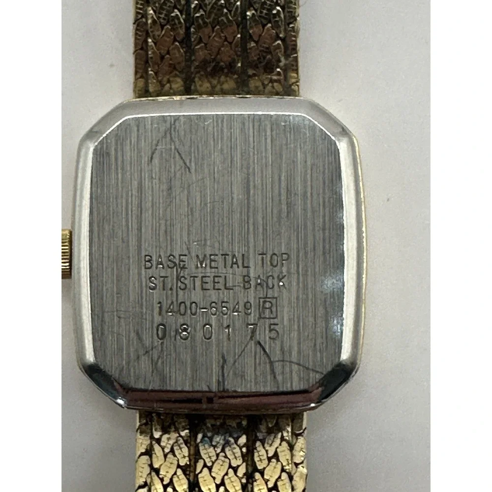 Vintage Lassale Seiko Ladies Dress Watch 1400-6549 New‎ Battery 20MM 7
